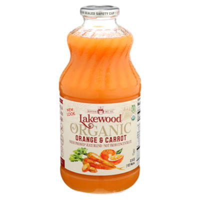 Lakewood Organic Orange & Carrot Juice Blend, 32 fl oz