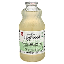 Lakewood Organic Pure Whole Leaf Aloe Juice, 32 fl oz