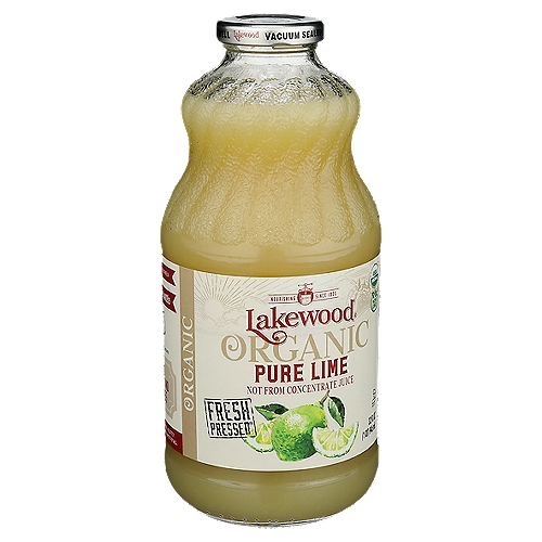 Lakewood Organic Pure Lime Juice, 32 fl oz