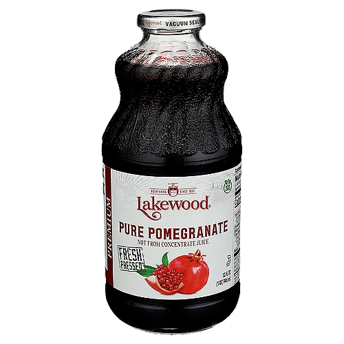 Lakewood Pure Pomegranate Juice, 32 fl oz