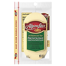 Alpine Lace Sliced Provolone with Smoked Flavor, Cheese, 8 Ounce