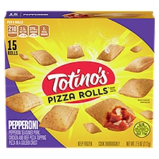 Totino's Pizza Rolls Pepperoni Pizza Snacks, 15 count, 7.5 oz