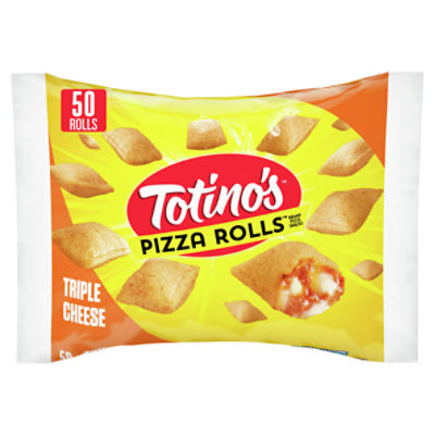 Totino's Pizza Rolls Triple Cheese Pizza Snacks, 50 count, 24.8 oz