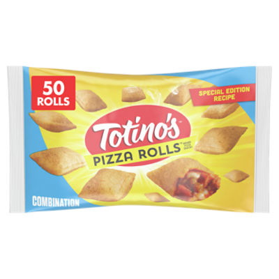 Totino's Pizza Rolls Combination Pizza Snacks Special Edition Recipe, 50 count, 24.8 oz
