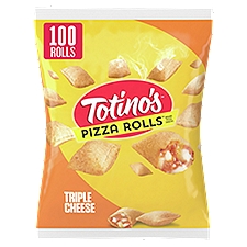 Totino's Pizza Rolls Triple Cheese Pizza Snacks, 100 count, 48.8 oz, 48.8 Ounce