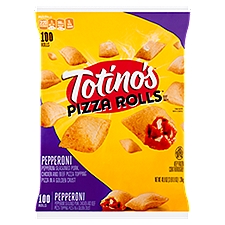 Totino's Pizza Rolls Pepperoni Pizza Snacks, 100 count, 48.8 oz