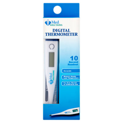 Med Solutions Digital Thermometer, 1 Each