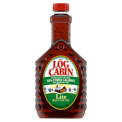 Log Cabin Lite Reduced Calorie Syrup, 24 fl oz, 24 Fluid ounce