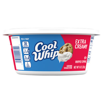 Cool Whip Extra Creamy Whipped Topping, 8 oz Tub, 8 Ounce