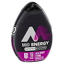MiO Energy Acai Berry Storm Liquid Water Enhancer Drink Mix, 1.62 fl. oz. Bottle