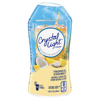 Crystal Light Liquid Tropical Coconut Naturally Flavored Drink Mix, 1.62 fl oz Bottle