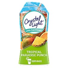 Crystal Light Tropical Paradise Punch Liquid with Caffeine Drink Mix, 1.62 fl oz