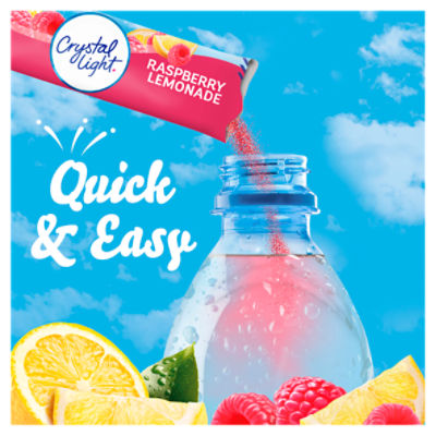 Crystal Light Lemonade, Fruit Punch, Raspberry Lemonade and Wild