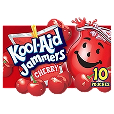 Kool-Aid Jammers Cherry Drink, 6 fl oz, 10 count