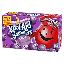 Kool-Aid Jammers Grape Drink, 6 fl oz, 10 count