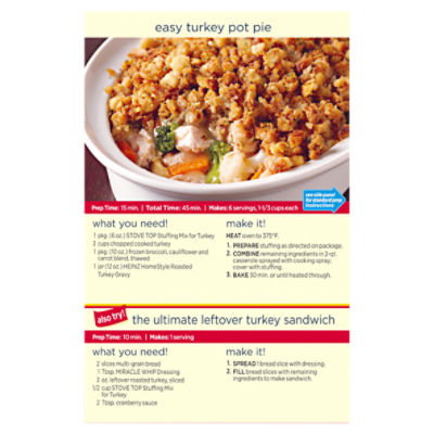 Stove Top Stuffing Mix for Turkey Twin Pack, 6 oz, 2 count - The