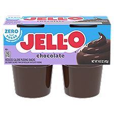 Jell-O Sugar Free Chocolate Pudding Snacks, 14.5 Ounce