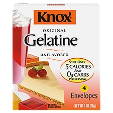Knox Original Unflavored Gelatine, 4 count, 1 oz, 1 Ounce