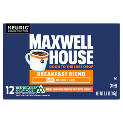 Maxwell house breakfast shop blend k cups