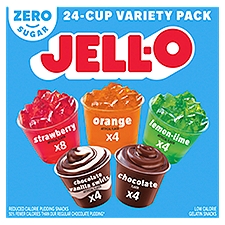 Jell-O Reduced Calorie Pudding & Low Calorie Gelatin, Snacks, 4.94 Pound