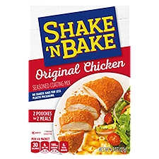 Shake 'N Bake Original Chicken Seasoned Coating Mix, 2 ct Packets, 4.5 Ounce