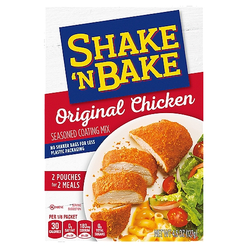 Shake 'N Bake Original Chicken Seasoned Coating Mix, 2 ct Packets