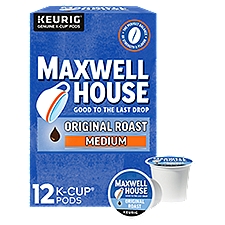Maxwell House Medium Original Roast Coffee K-Cup Pods, 12 count, 4.12 oz, 4.12 Ounce