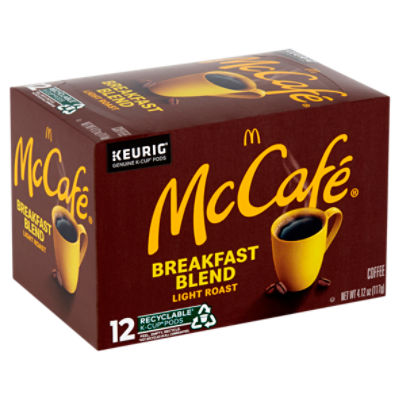 mccafe k cup pods coffee breakfast blend