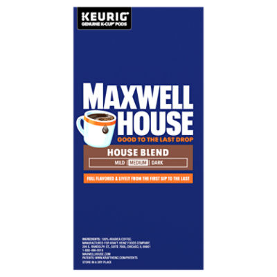 Maxwell house house shop blend k cups