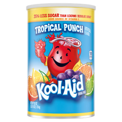 KoolAid Tropical Punch Drink Mix, 63 oz
