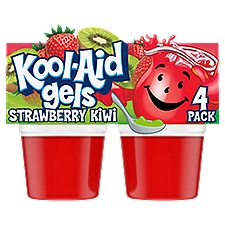 Kool-Aid Gels Strawberry Kiwi Gel Snacks, 4 count, 14 oz