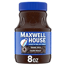 MAXWELL HOUSE Dark Silk Dark Roast Instant Coffee, 8 oz