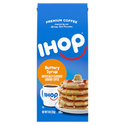 Ihop Buttery Syrup Artificially Flavored Ground Coffee, 11 oz