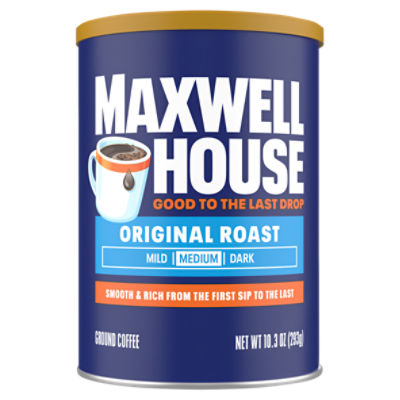 Maxwell House Original Roast Medium Ground Coffee, 10.3 oz