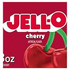 Jell-O Cherry Gelatin Dessert, 3 oz, 3 Ounce