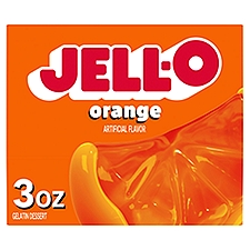 Jell-O Orange Gelatin Dessert, 3 oz, 3 Ounce