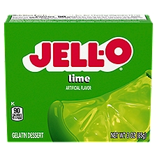 Jell-O Lime, Gelatin Dessert Mix, 3 Ounce