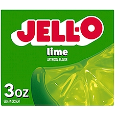 Jell-O Lime Gelatin Dessert, 3 oz