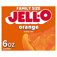 Jell-O Orange Gelatin Dessert, 6 oz
