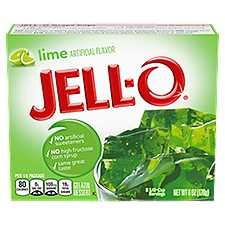 Jell-O Lime Gelatin Dessert, 6 oz