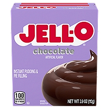 Jell-O Chocolate Instant Pudding & Pie Filling Mix, 3.9 oz Box
