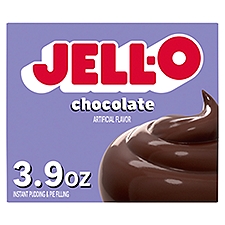 Jell-O Chocolate Instant Pudding & Pie Filling, 3.9 oz, 3.9 Ounce