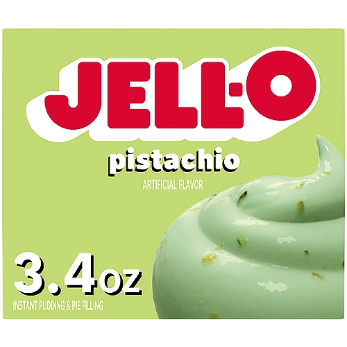 Jell-O Pistachio Instant Pudding & Pie Filling, 3.4 oz