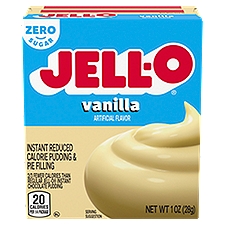 Jell-O Vanilla Instant Reduced Calorie Pudding & Pie Filling, 1 oz, 1 Ounce