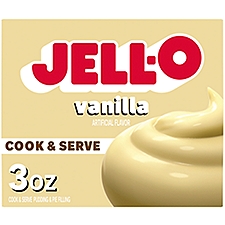 Jell-O Vanilla Pudding & Pie Filling, 3 oz, 3 Ounce
