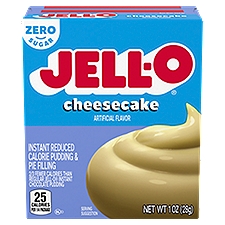 Jell-O Cheesecake Sugar Free & Fat Free Instant Pudding & Pie Filling Mix, 1 oz Box