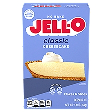 Jell-O No Bake Classic Cheesecake, Dessert Kit, 11.1 Ounce
