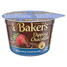 Baker's Real Milk, Dipping Chocolate, 7 Ounce