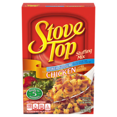 Stove Top Lower Sodium Stuffing Mix for Chicken, 6 oz