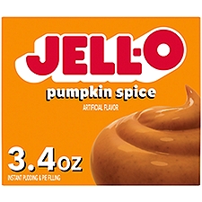 Jell-O Pumpkin Spice Instant Pudding & Pie Filling, 3.4 oz